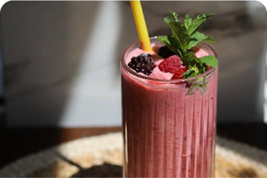 Frutos rojos smoothie